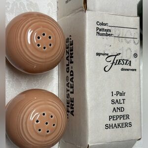 FiestaWare Fiesta Retired Original Apricot Salt & Pepper NEW